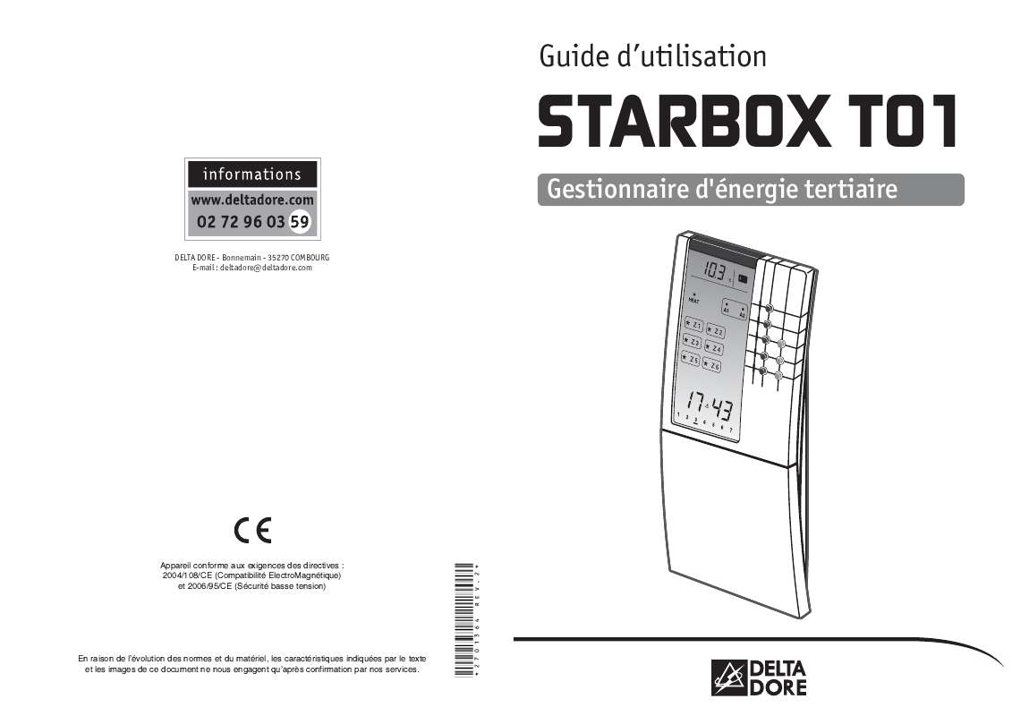 Starbox Mode D’Emploi Starbox Delta Dore Notice XLYIJJ — free download